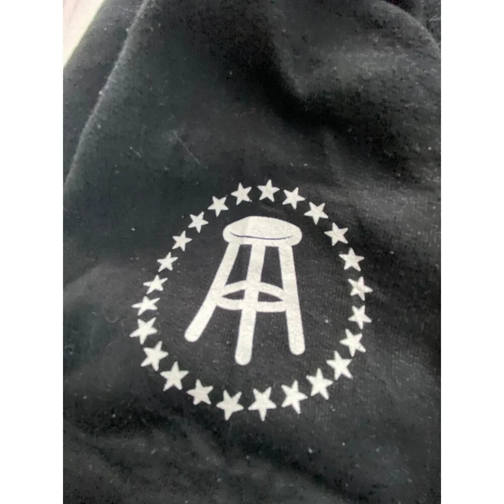 Champion Men's L Black Hoodie Scumbags Graphic Pullover Sweatshirt 50 Cotton